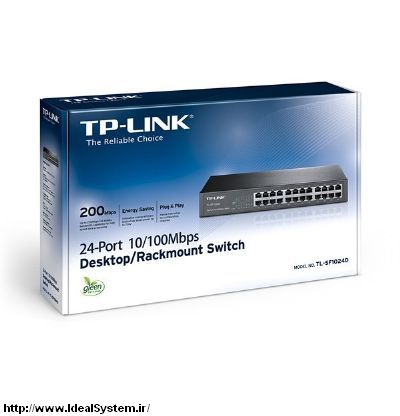 TP-LINK TL-SF1024D 24-Port 10/100Mbps Rackmount Switch