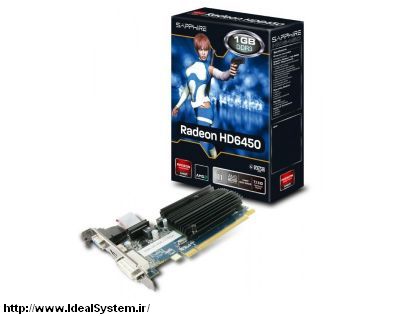 SAPPHIRE AMD HD 6450 1GB DDR3 64 bit VGA